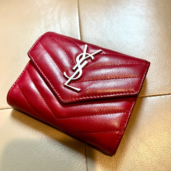 Saint Laurent Bags Ysl Grain De Poudre Matelasse Chevron Monogram